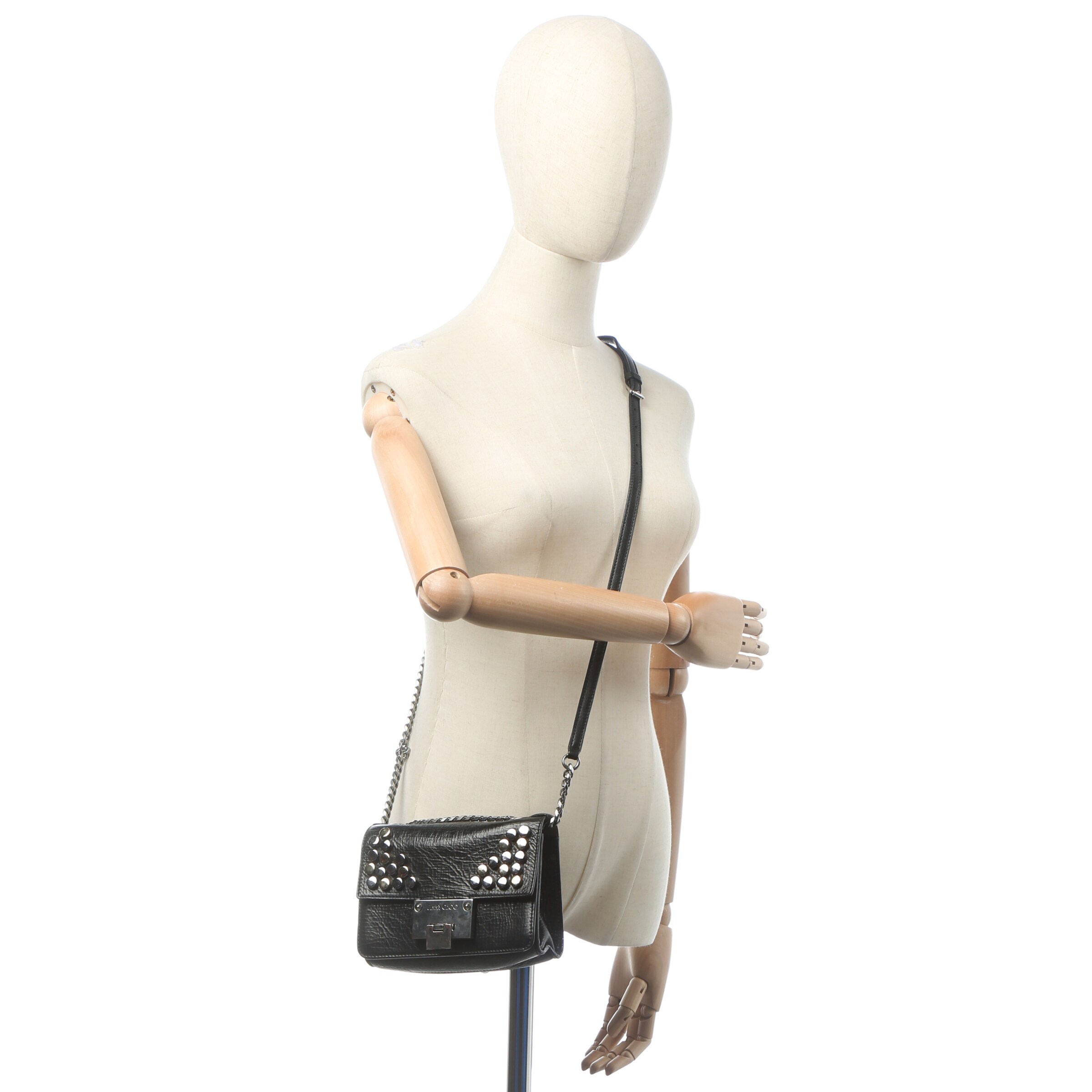 JIMMY CHOO Schultertasche / Umhängetasche One Size in Schwarz