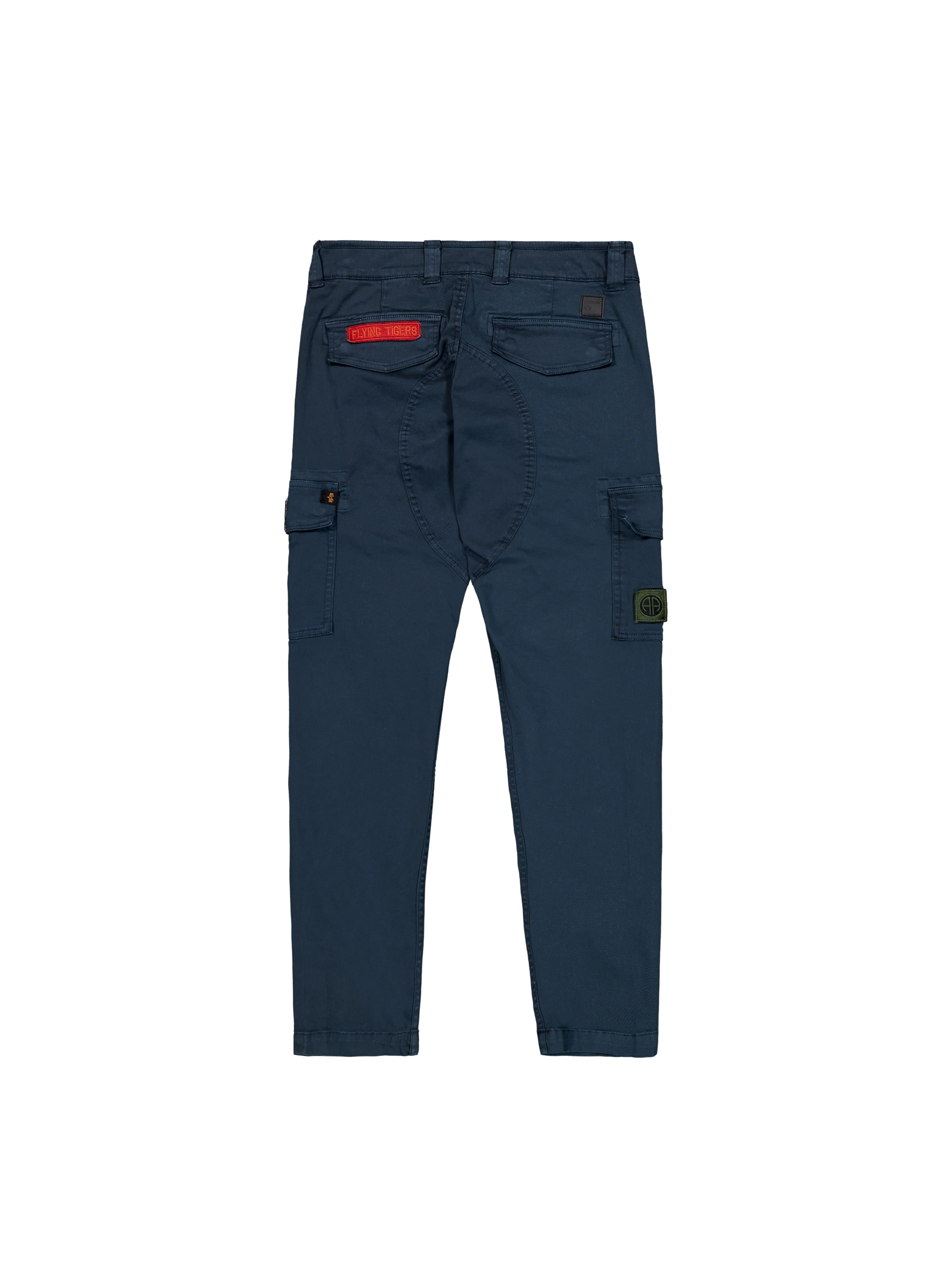 ALPHA INDUSTRIES Regular Cargohose 'Petrol Patch' in Blau