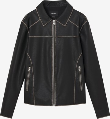 Veste mi-saison Pull&Bear en noir : devant