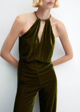 MANGO Jumpsuit 'Maraca' in Green