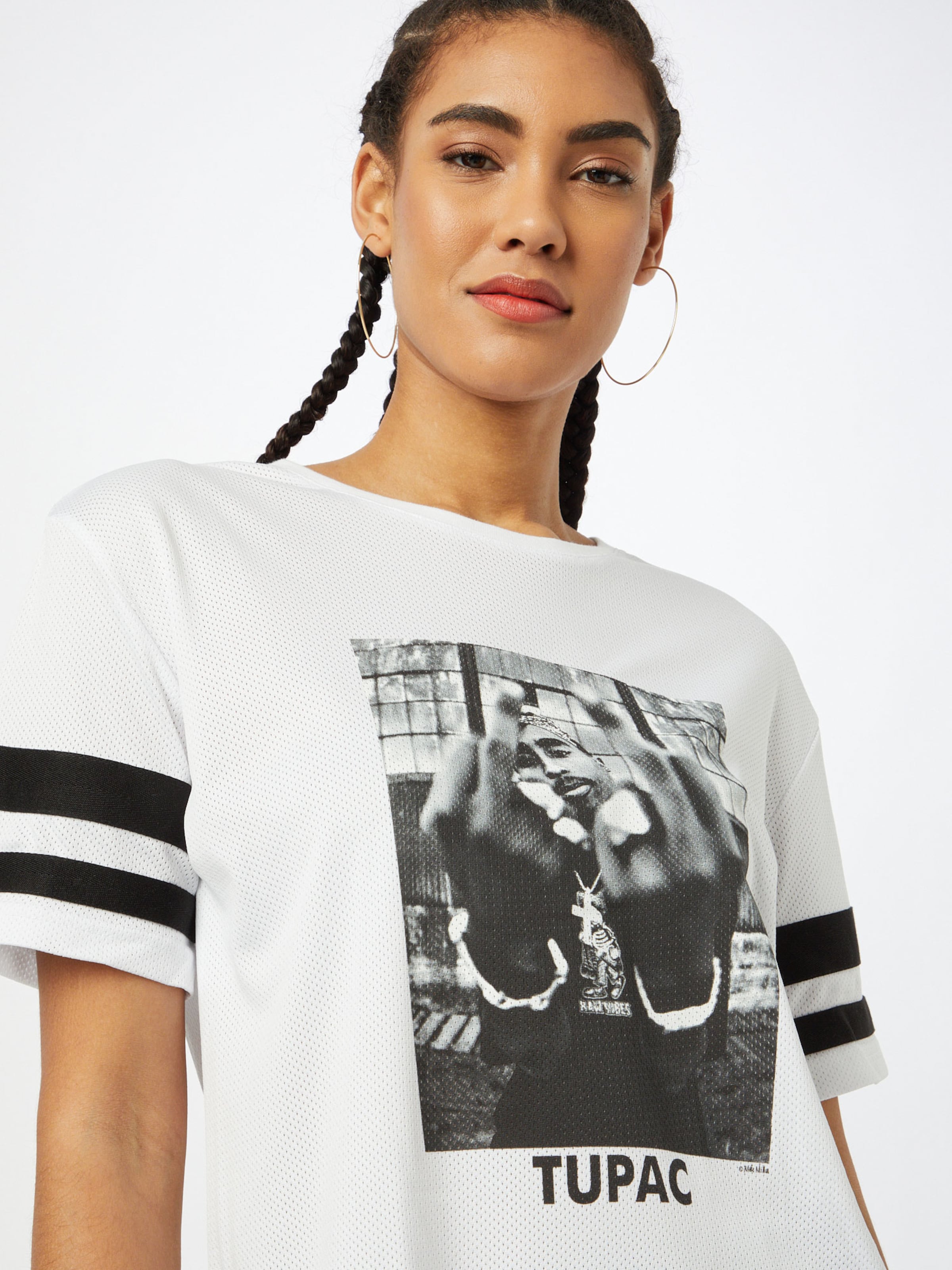 Femme T-shirt Merchcode en Blanc 