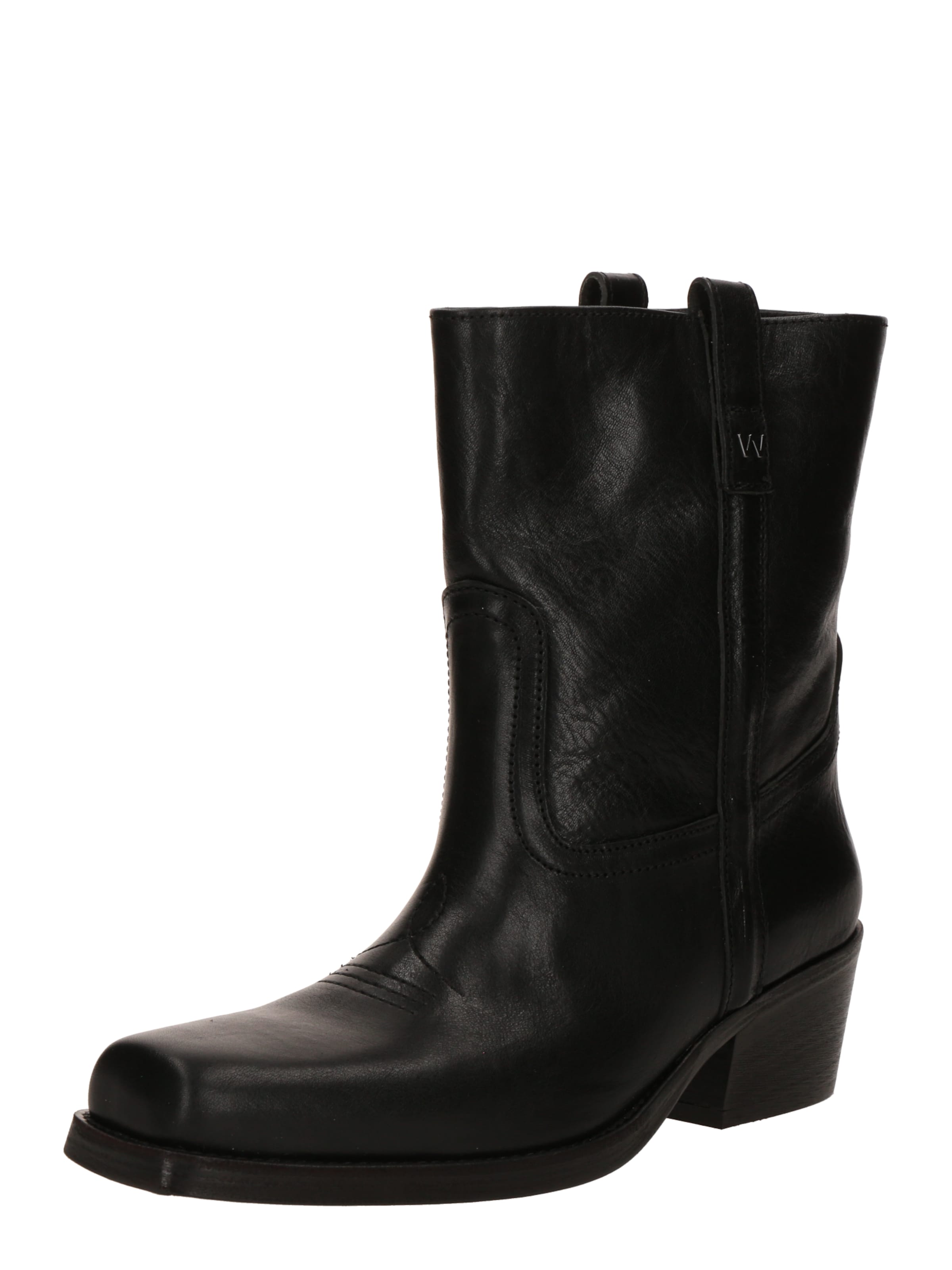 Weekend Max Mara Καουμπόικη μπότα 'RANCH' σε μαύρο: μπροστά