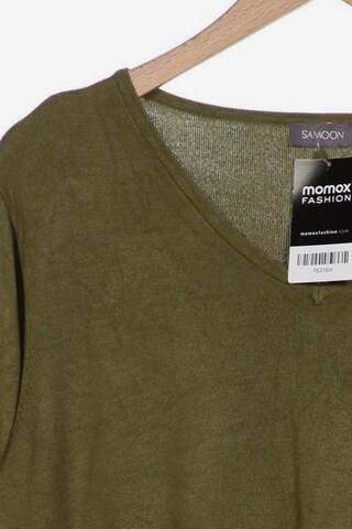 SAMOON Sweater & Cardigan in 4XL in Green