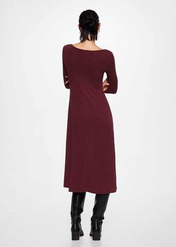 MANGO Knitted dress 'kilian' in Red