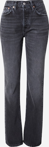 RE/DONE Bootcut Jeans in Zwart: voorkant