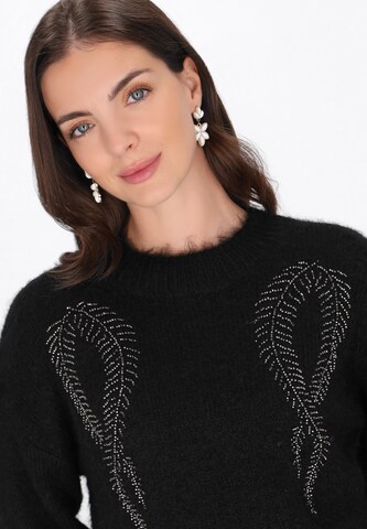 usha BLACK LABEL - Pullover em preto
