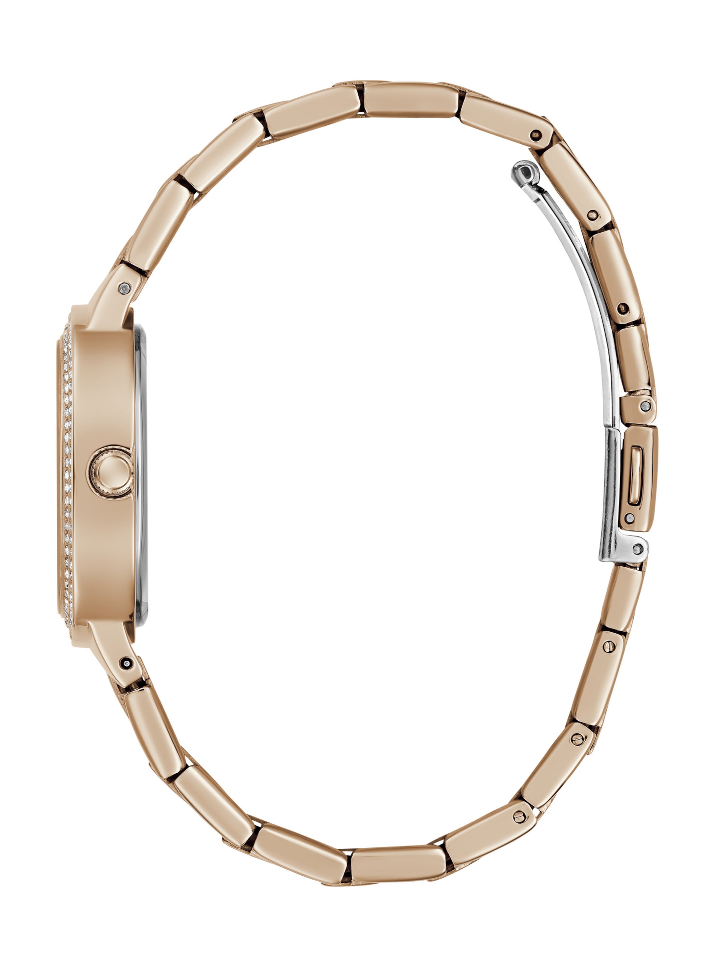 GUESS Analoog horloge 'ROSE BUD' in Goud