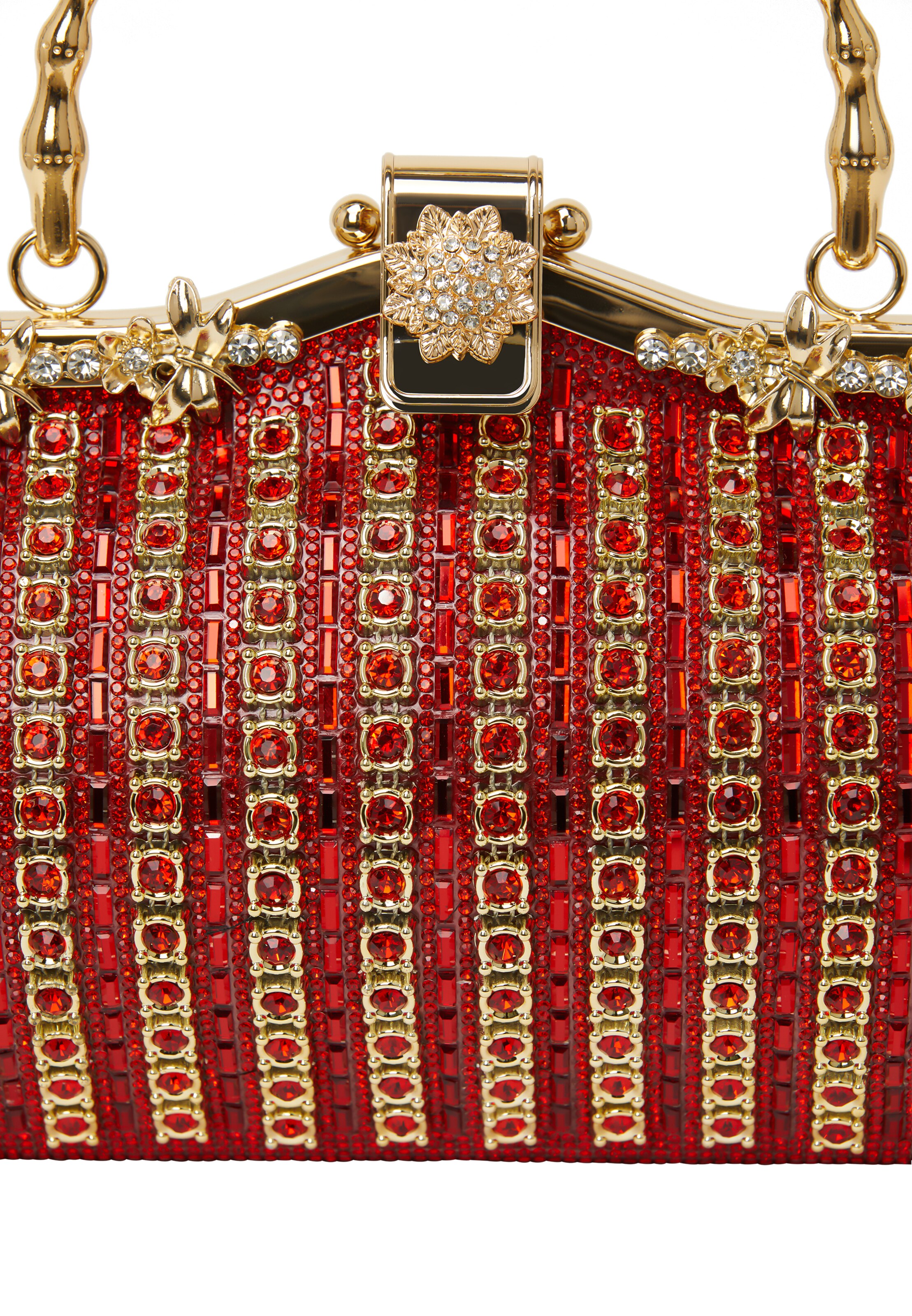 Clutch de la faina pe roșu