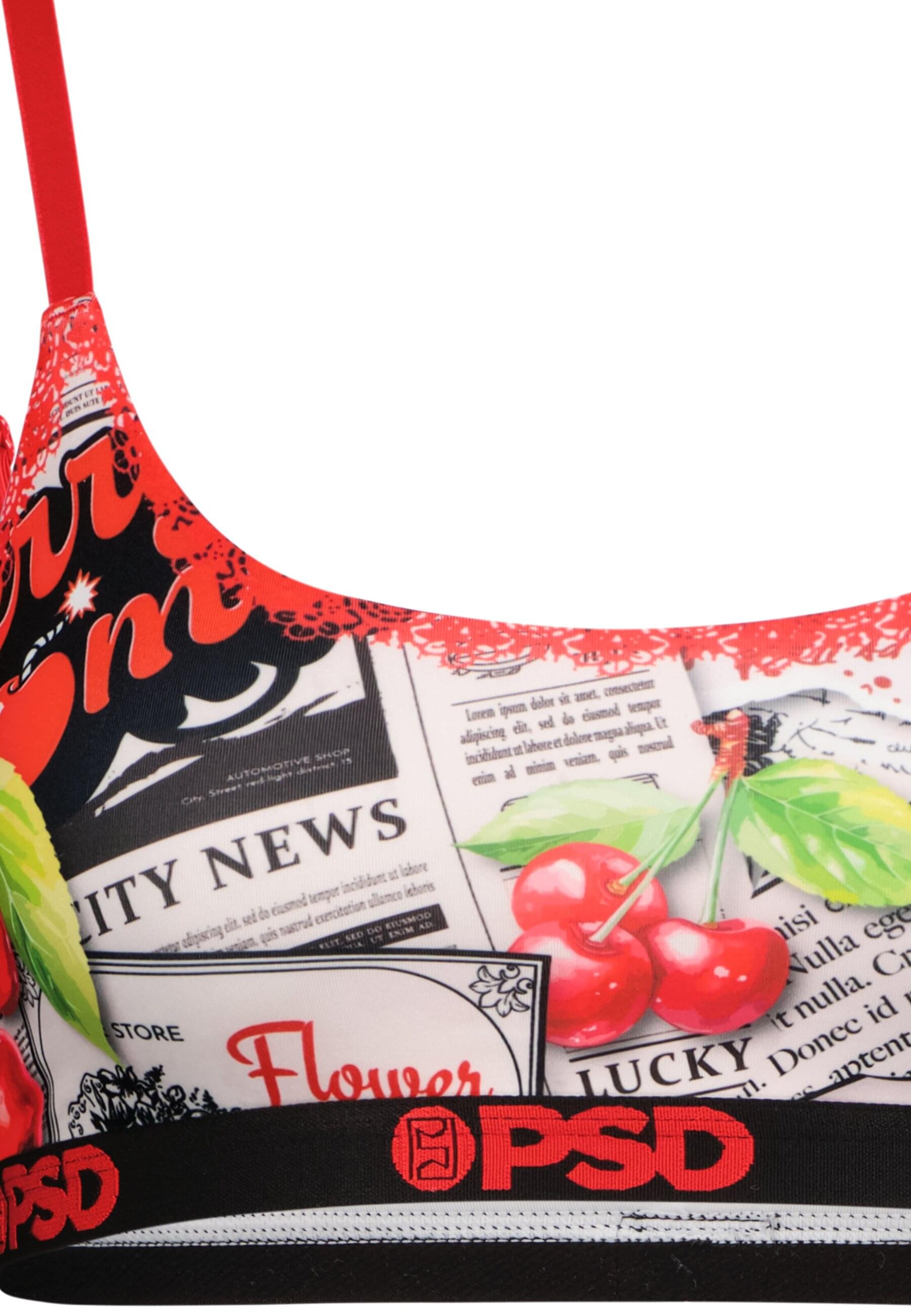 Bustino Reggiseno 'Cherry Bomb' di PSD in colori misti