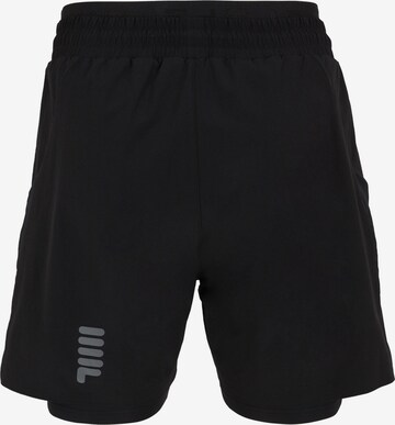 FILA Regular Workout Pants 'ROUBAIX' in Black