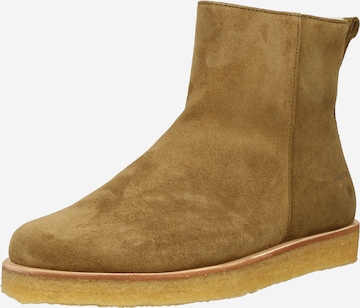 Bottines ANGULUS en beige : devant