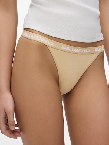 Slip di Karl Lagerfeld in beige: frontale