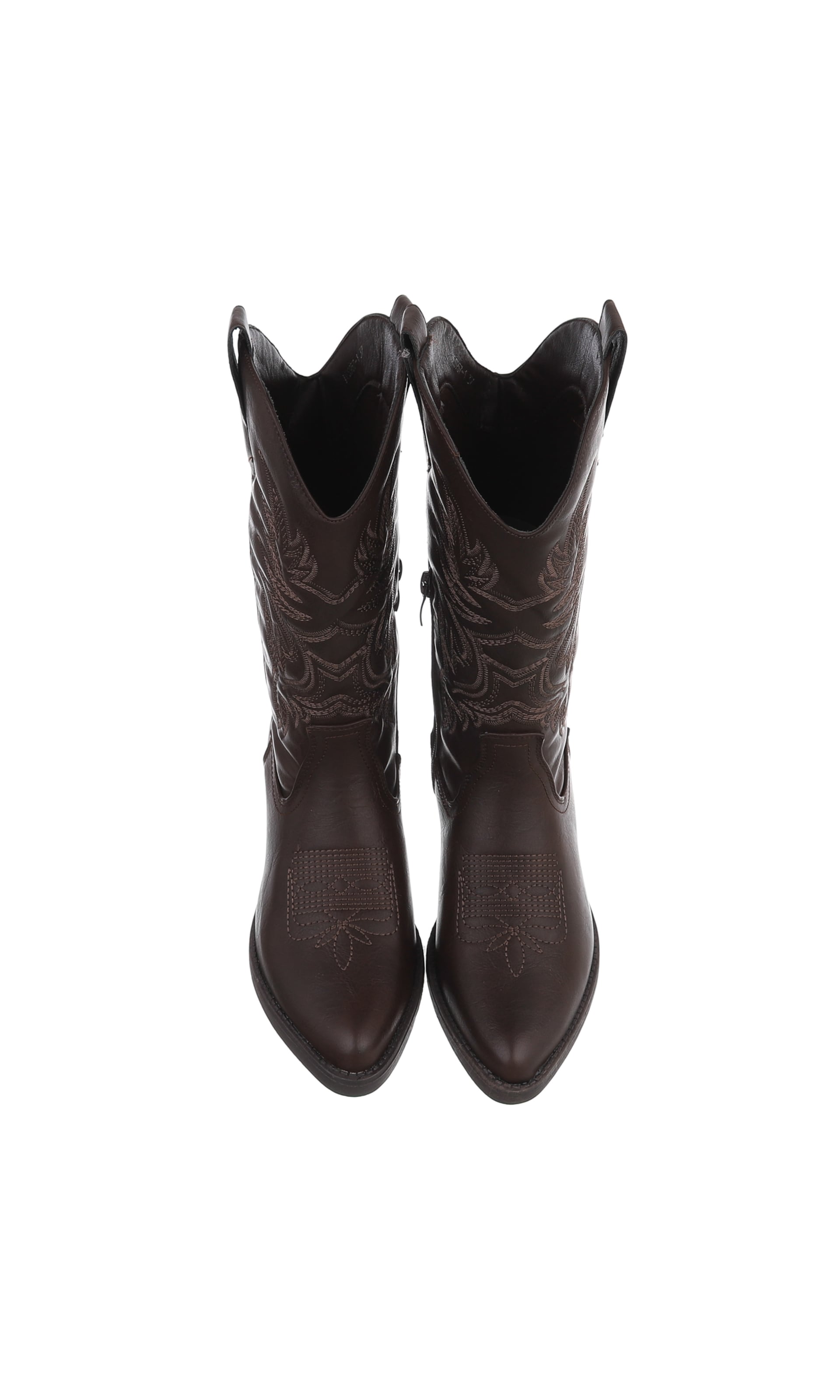 Ital-Design Cowboy Boots in Brown
