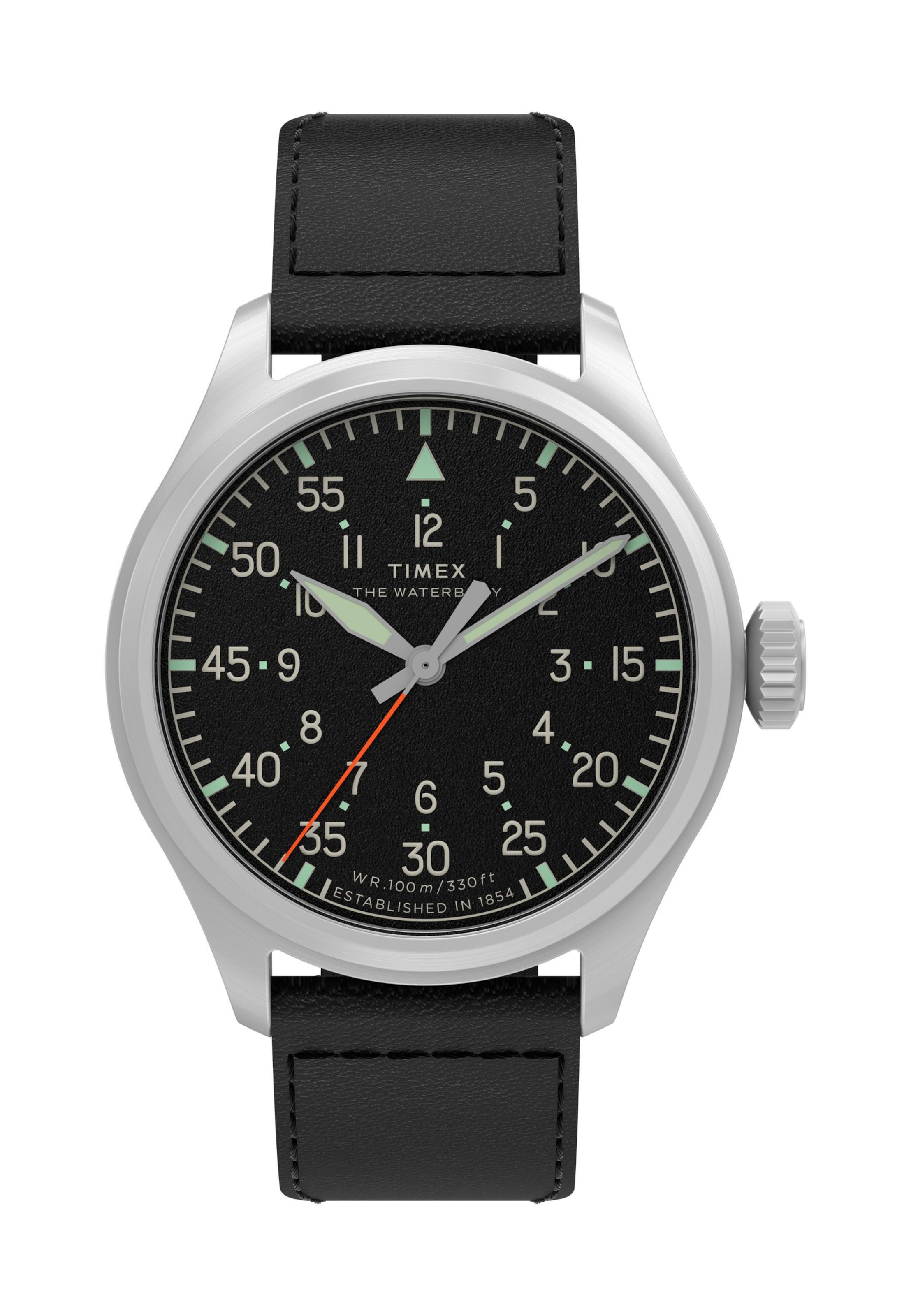 TIMEX Analog watch in Black: front