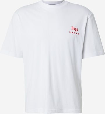 HUGOMajica 'Nucavo' - bijela boja: prednji dio