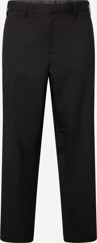BURTON MENSWEAR LONDON Regular Trousers in Black: front