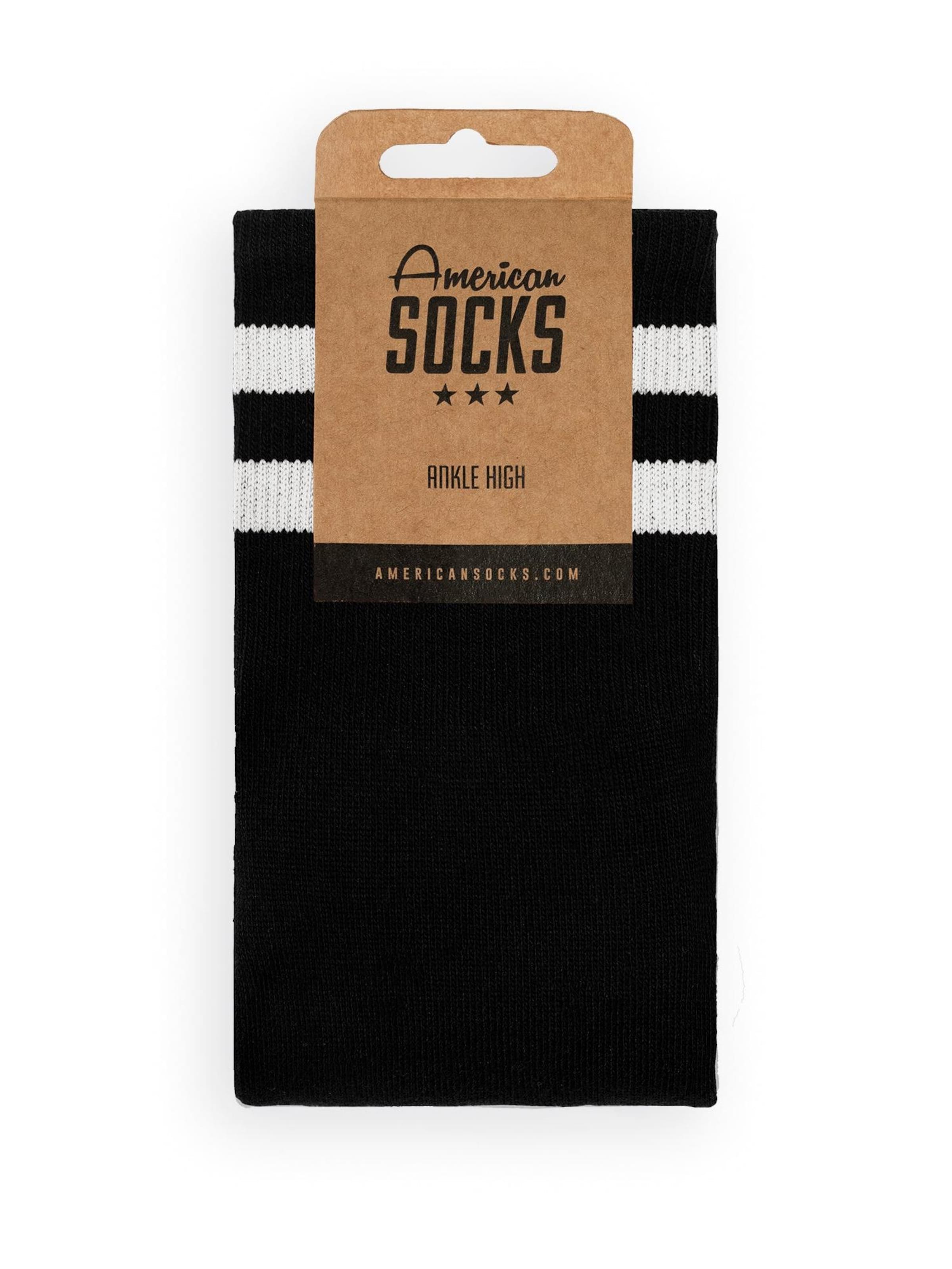 Chaussure basse American Socks en noir