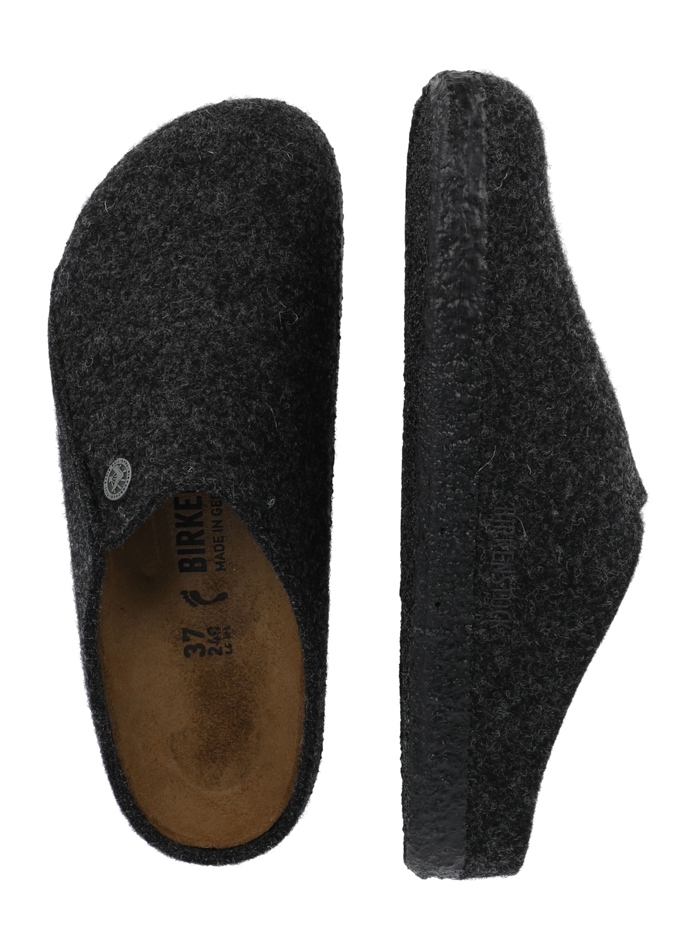 BIRKENSTOCK Házi cipő 'Zermatt Rivet' - fekete