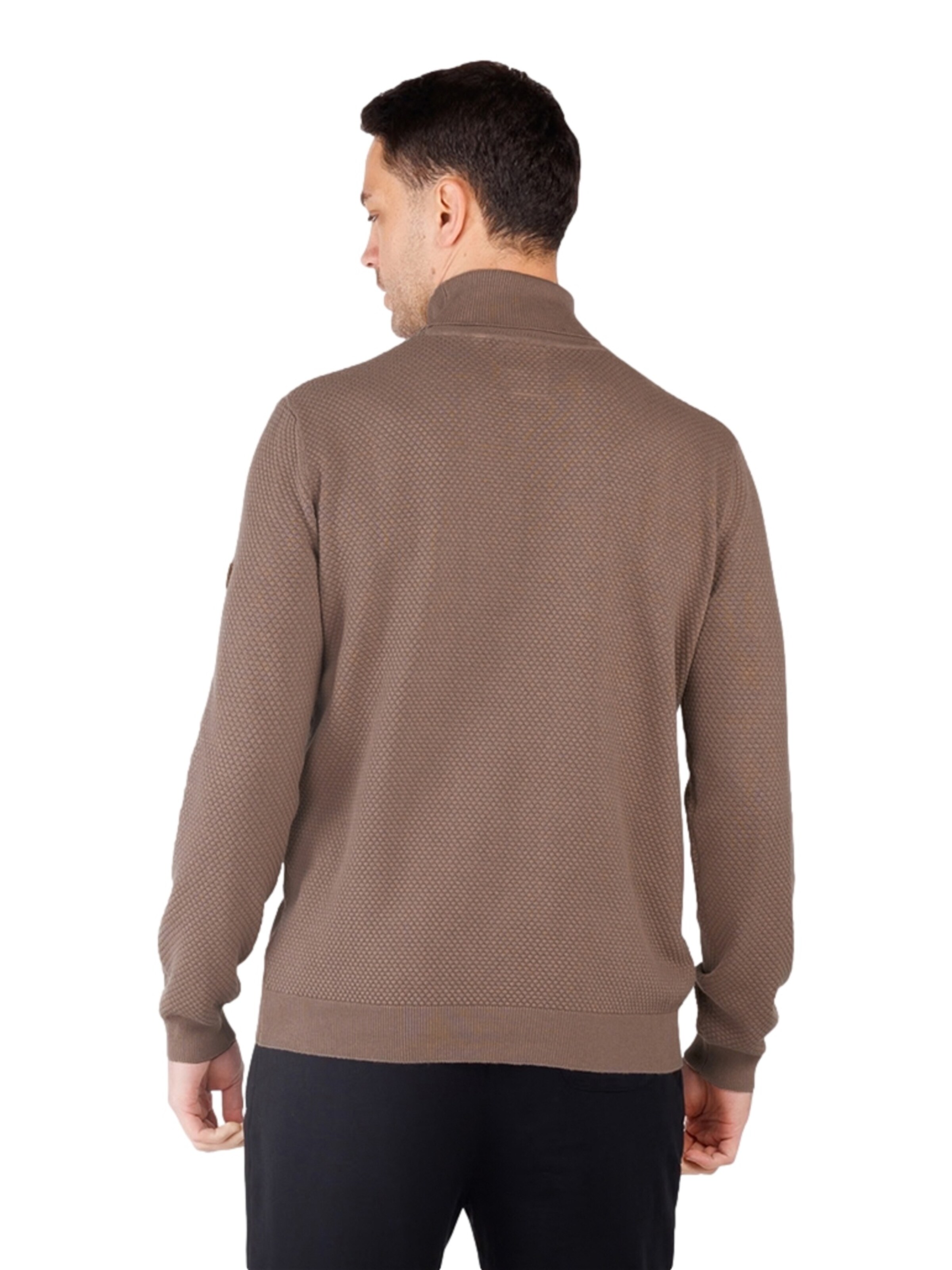 Key Largo Pullover 'Award' i brun