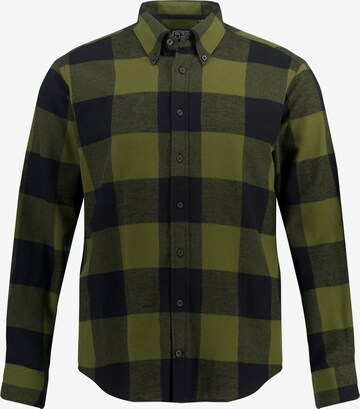 STHUGE Regular fit Button Up Shirt in Green: front