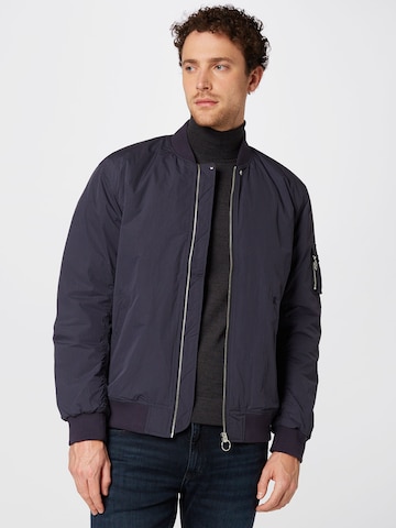 ARMEDANGELS Between-Season Jacket 'Rokua' in Blue: front