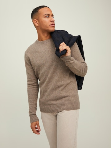 JACK & JONES Sweater in Beige