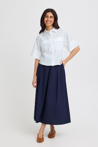 Chemisier 'FRBlair' Fransa en blanc