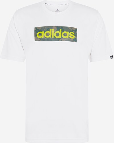 ADIDAS PERFORMANCE Funkčné tričko - sivá / smaragdová / svetlozelená / biela, Produkt