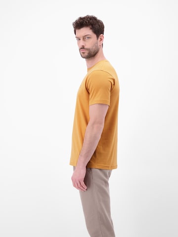 LERROS Rundhals T-Shirt aus Baumwolle in Orange