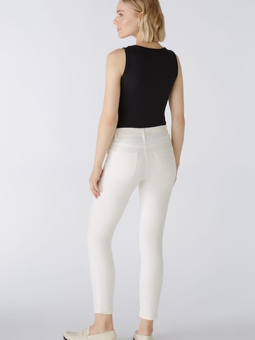 OUI Slim fit Pants 'BAXTOR' in White