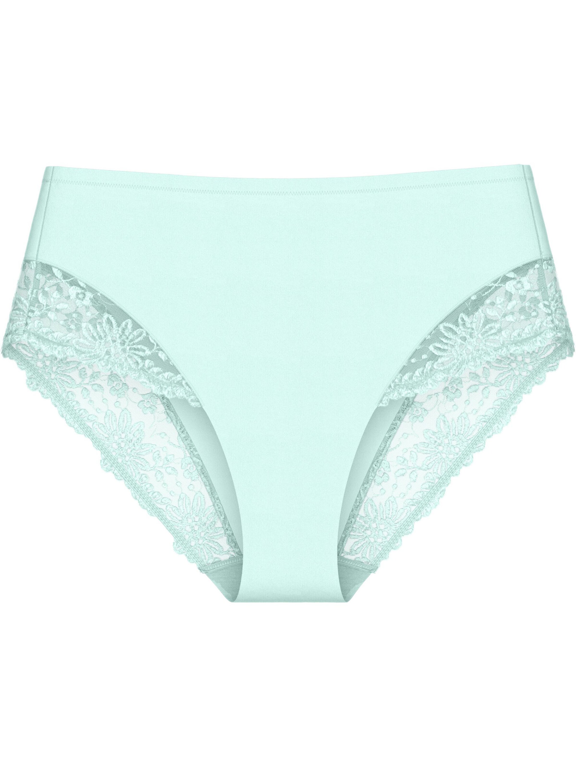 TRIUMPH - Cueca ' Ladyform Soft Maxi ' em azul: frente