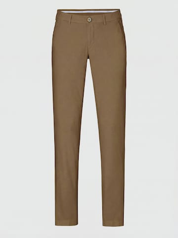 Hiltl Slimfit Chinohose 'Taura - Summer Popeline'‌‌‌‌ in Braun: Vorderseite