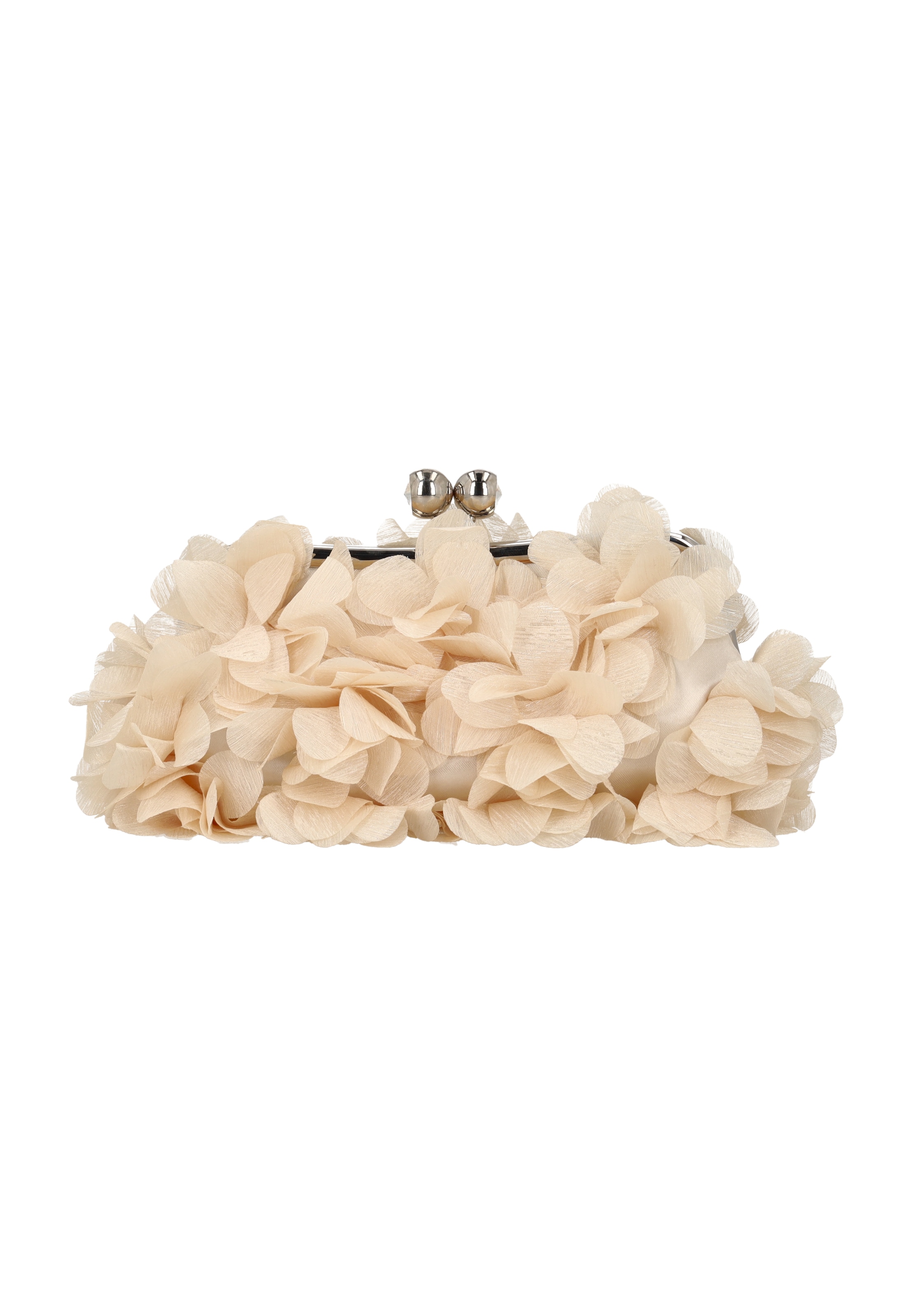 Pochette faina en beige : devant