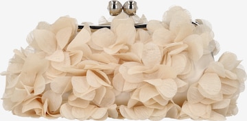 Pochette faina en beige : devant