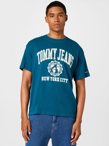 Tommy Jeans Shirt in Blue: front