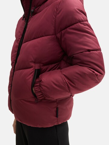 TOM TAILOR DENIM Winter jacket in Red