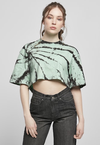 Urban Classics - Camiseta talla grande en verde: frente