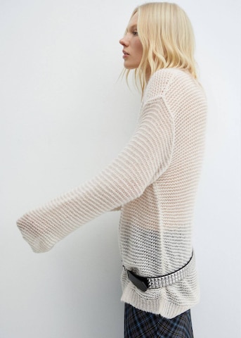 MANGO Sweater 'Grumpi' in Beige