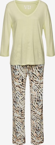 Pyjama VIVANCE en jaune : devant