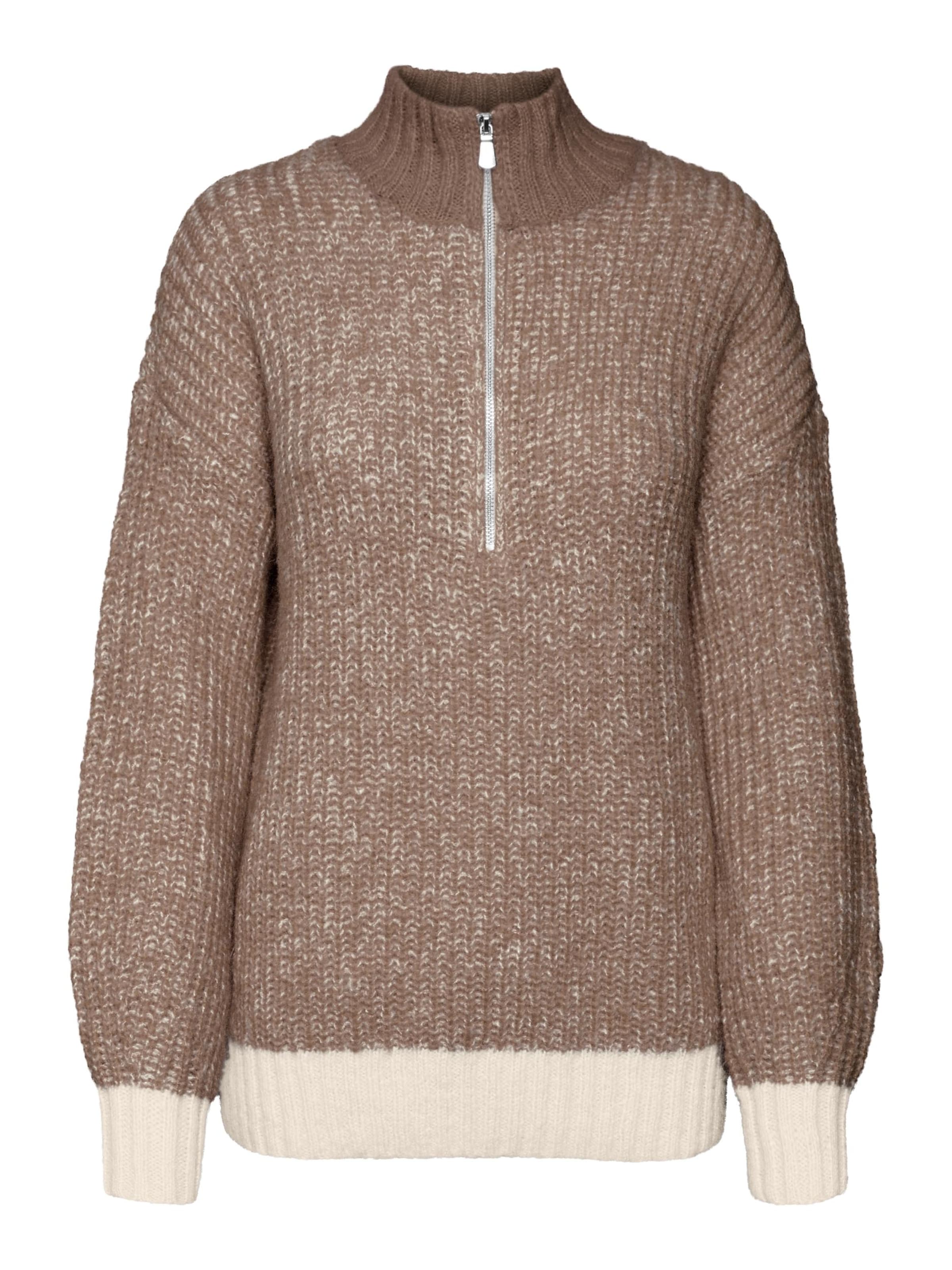 Pull-over 'CHIARA' VERO MODA en marron : devant