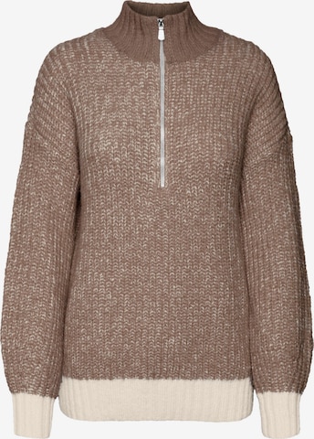 VERO MODA Pullover 'CHIARA' i brun: forside