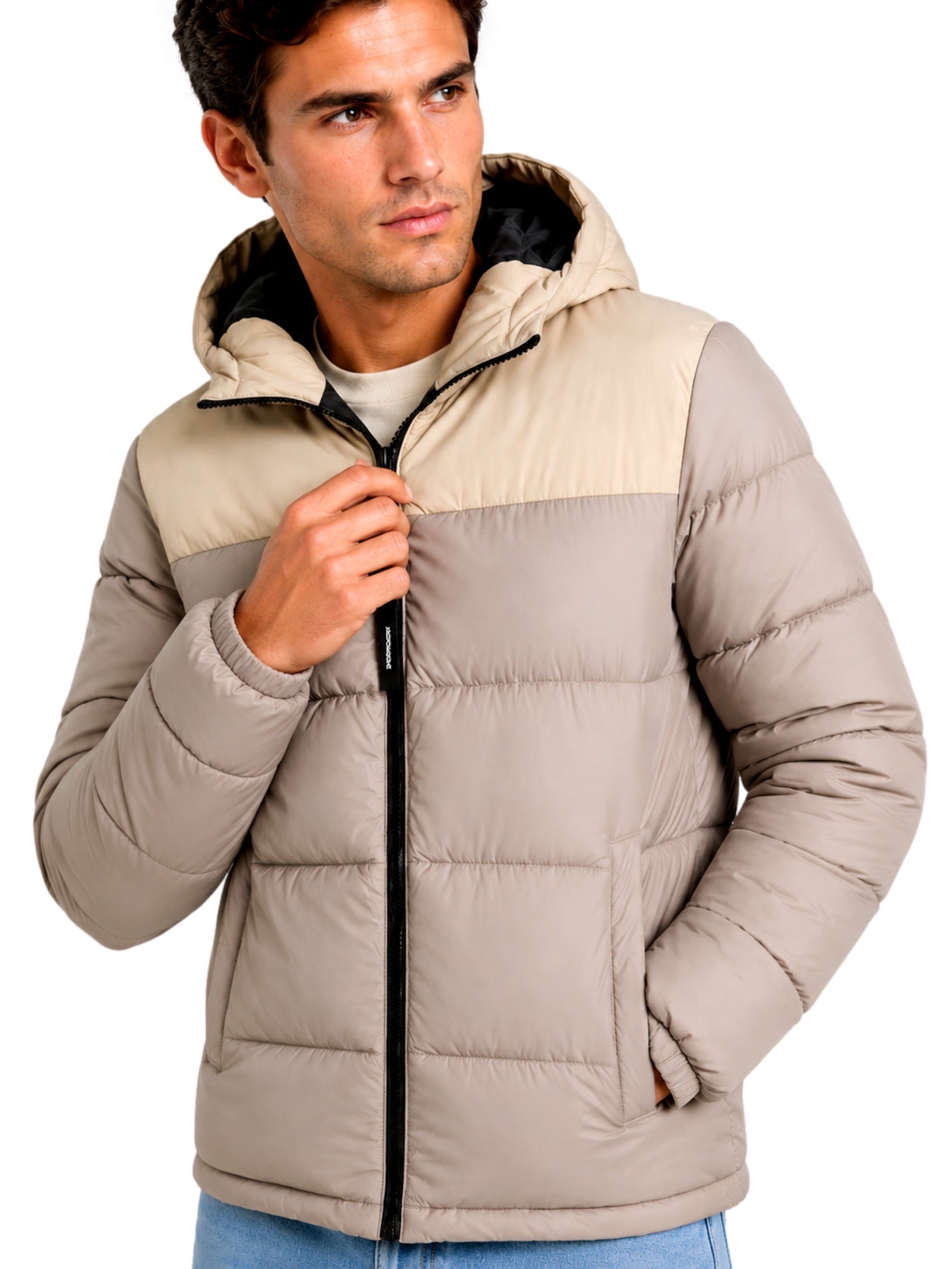 JACK & JONES Vinterjakke 'Hili' i beige