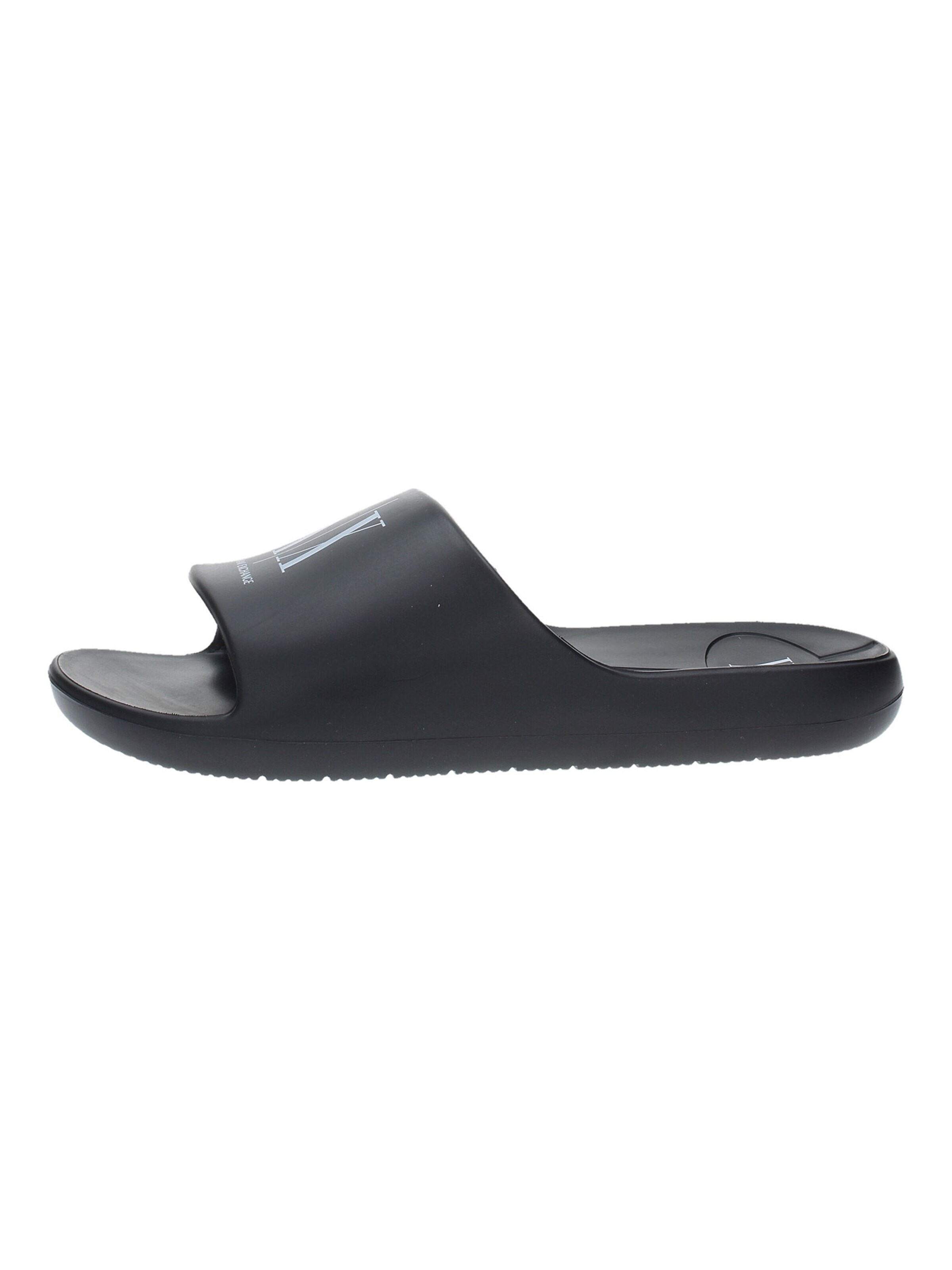 Zoccoletto 'Armani Exchange Ciabatta XUP012' di ARMANI EXCHANGE in nero: frontale