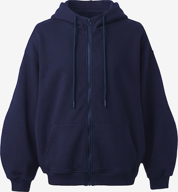 Sweat-shirt MYMO en bleu : devant