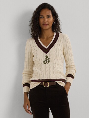 Lauren Ralph Lauren Sweter 'Meren' w kolorze beżowy: przód