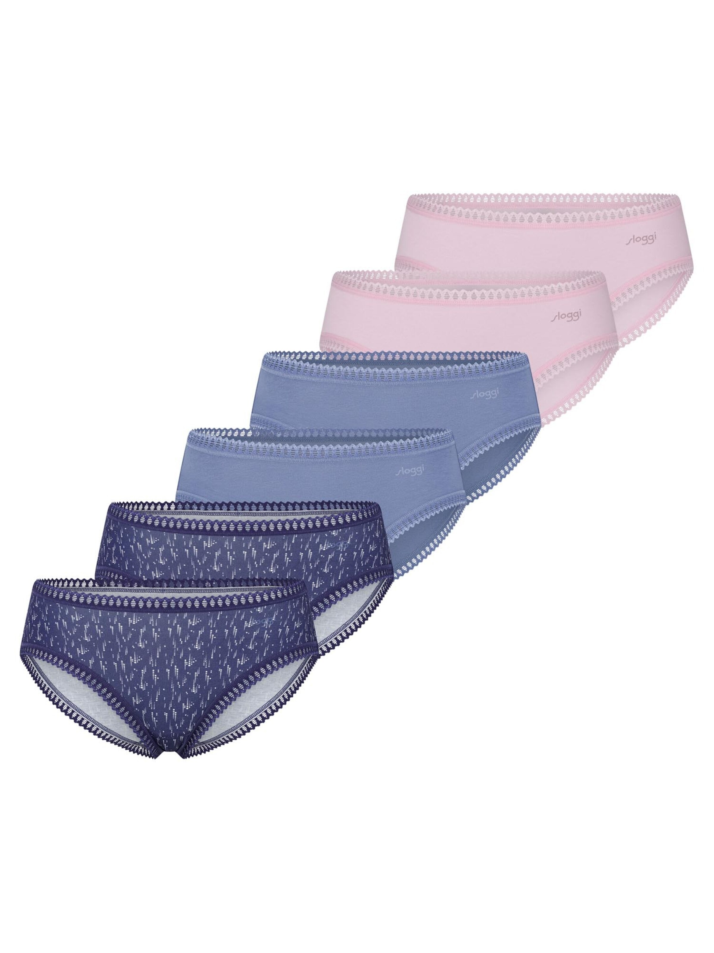 SLOGGI Panty 'GO Crush'‌‌ in Blau: Vorderseite