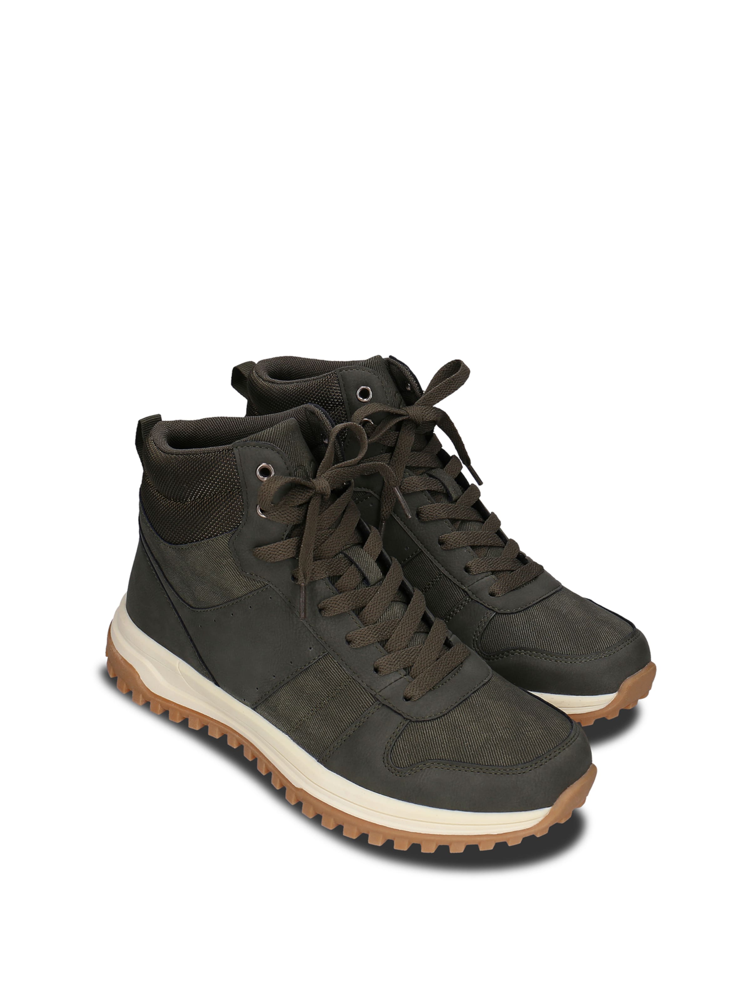 nae Vegan Shoes - Botim com fivela 'EBAN Green' em verde