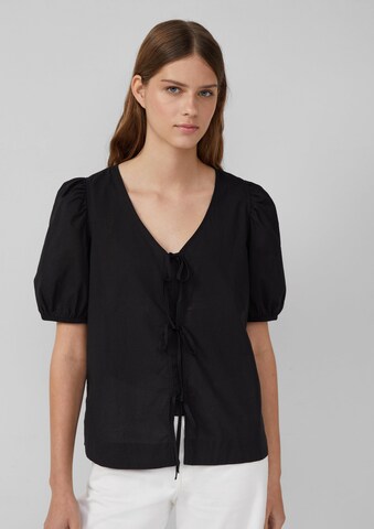 s.Oliver Blouse in Zwart: voorkant