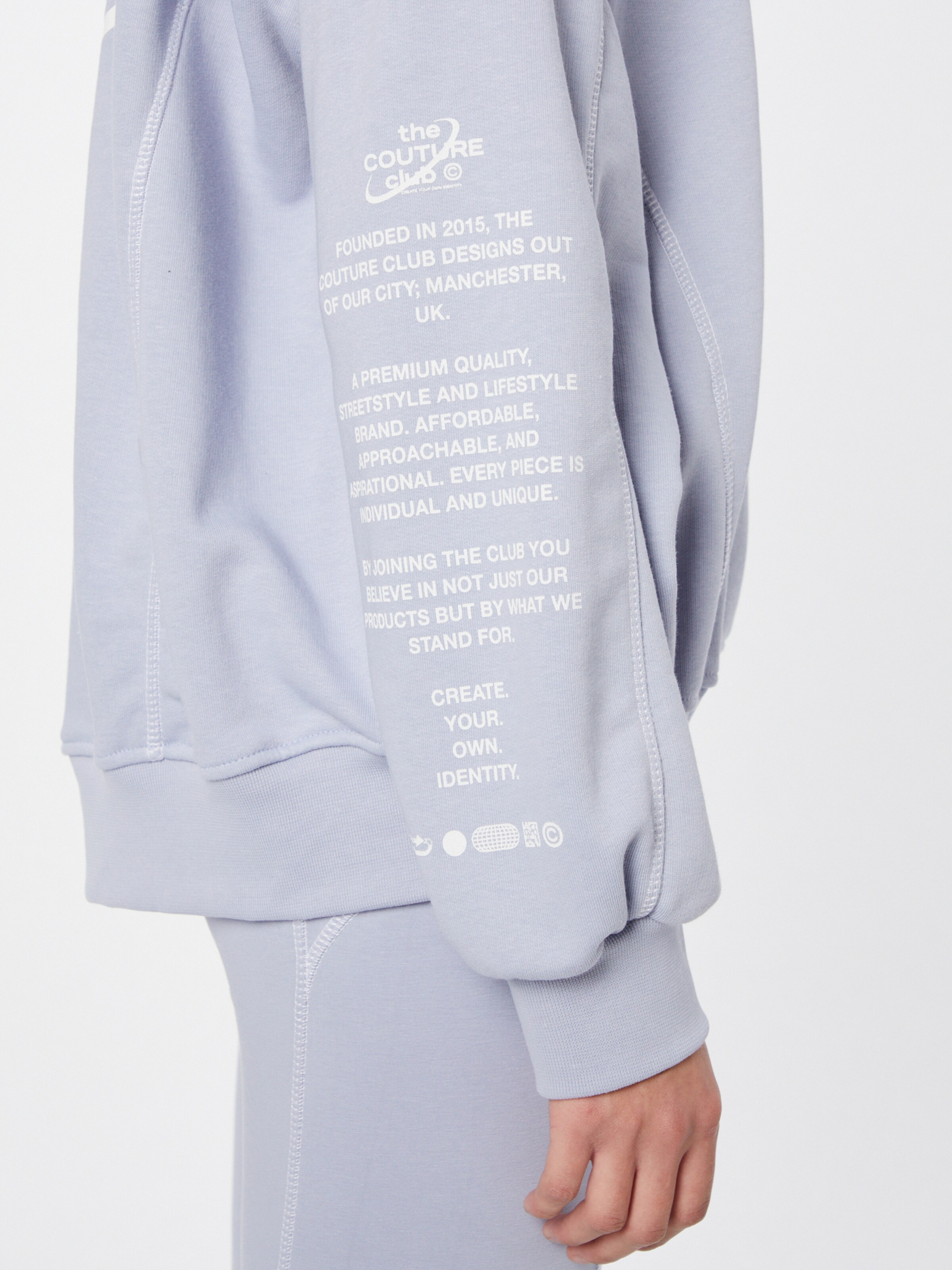 Frauen Sweat The Couture Club Sweatshirt in Hellblau - RG55304 Frauen Sweat The Couture Club Sweatshirt in Hellblau - RG55304