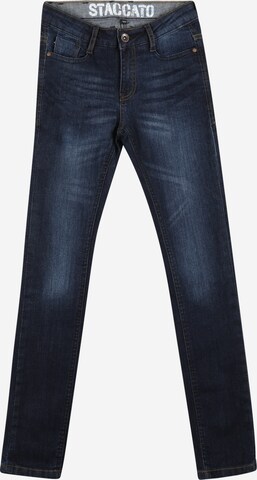 Slimfit Jeans de la STACCATO pe albastru: față